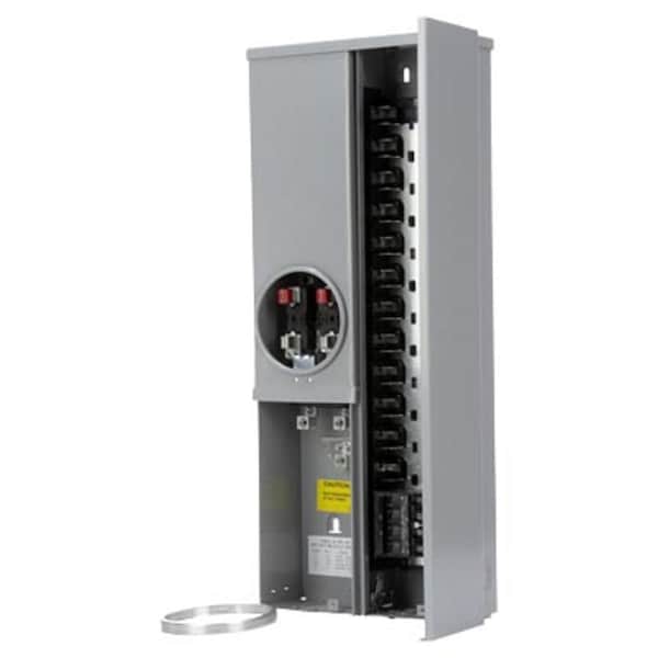 Load Center, MC, 24 Spaces, 200A, 120/240V AC, Main Circuit Breaker, 1 Phase